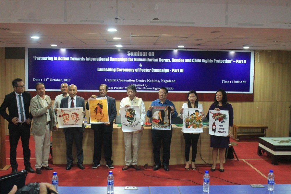 The NPMHR alongside other Naga Civil Society organized a seminar on ‘Partnering in action towards International campaign for humanitarian norms, gender and child rights protection-Part II’ in Kohima on October 11. (Morung Photo)